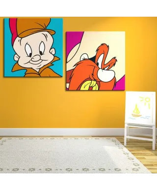Looney Tunes (Elmer Fudd) - Obraz na płótnie