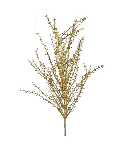 VIRIDIS Gałązka ozdobna 77cm złota