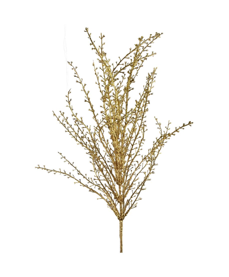 VIRIDIS Gałązka ozdobna 77cm złota