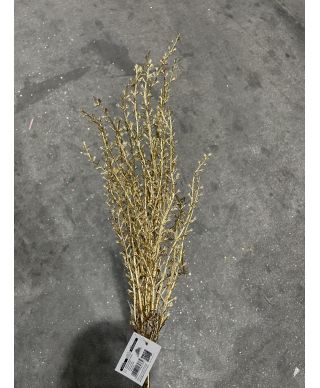 VIRIDIS Gałązka ozdobna 77cm złota