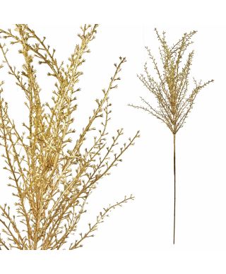VIRIDIS Gałązka ozdobna 77cm złota