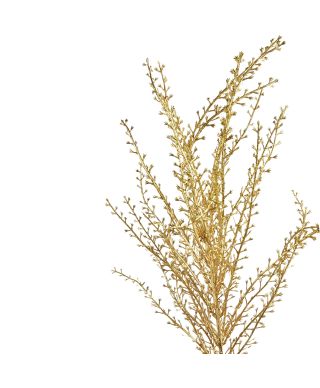 VIRIDIS Gałązka ozdobna 77cm złota