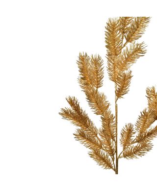 VIRIDIS Gałązka ozdobna 60cm złoty