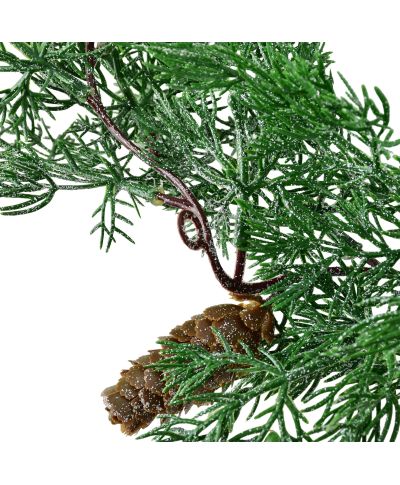 VIRIDIS Girlanda ośnieżona szyszki 180cm