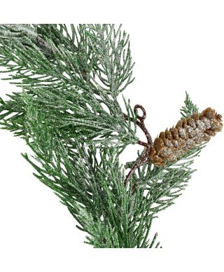 VIRIDIS Girlanda ośnieżona szyszki 180cm