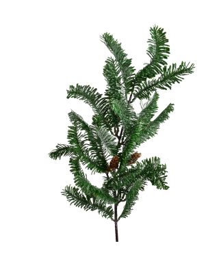VIRIDIS Gałązka ozdobna ośnieżona 60cm