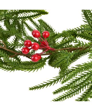 VIRIDIS Girlanda ostrokrzew 180cm