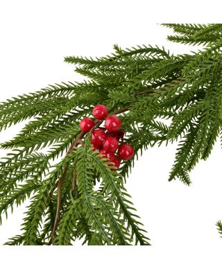 VIRIDIS Girlanda ostrokrzew 180cm