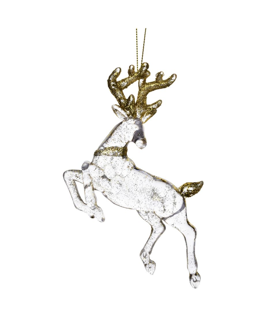 SANTA LILA Zawieszka Renifer 10x7cm