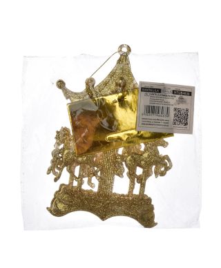 SANTA LILA Zawieszka Karuzela 15x10cm