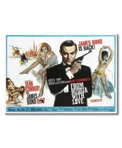 Obraz do salonu - James Bond (From Russia With Love - Painting)