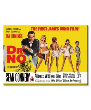 Obraz do salonu - James Bond (Dr No - Yellow)