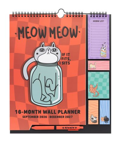 Meow Meow - planer ścienny 2026/2027