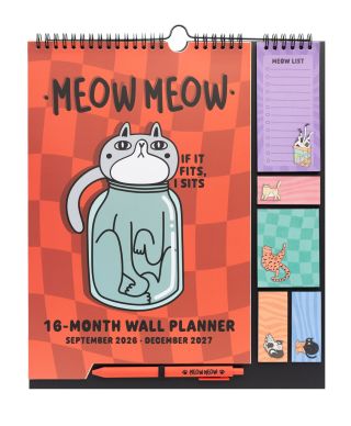 Meow Meow - planer ścienny 2026/2027