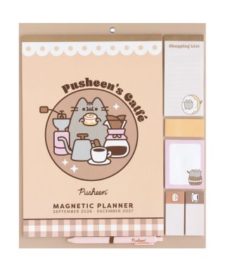 Pusheen - planer ścienny 2026/2027 magnetyczny