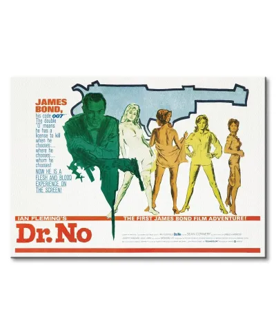 Obraz do salonu - James Bond (Dr No - Gun)