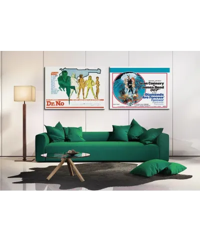 Obraz do salonu - James Bond (Dr No - Gun)
