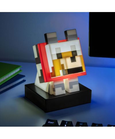 Minecraft Wolf - lampa