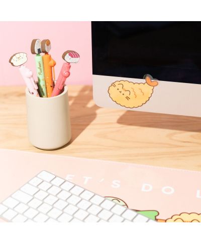 Pusheen Sushi Roll - 2 naklejki winylowe