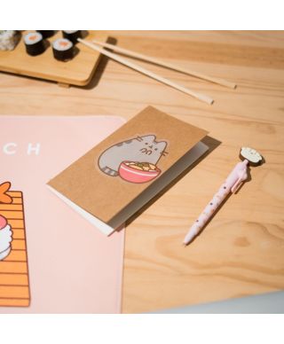 Pusheen Sushi Roll - 2 naklejki winylowe