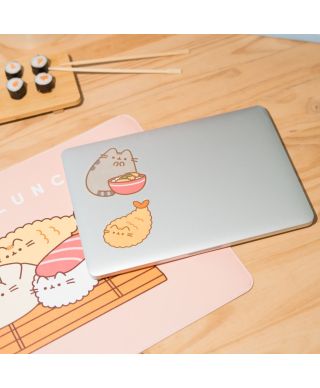 Pusheen Sushi Roll - 2 naklejki winylowe