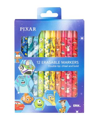 Disney Pixar - zestaw 12 markerów zmazywalnych