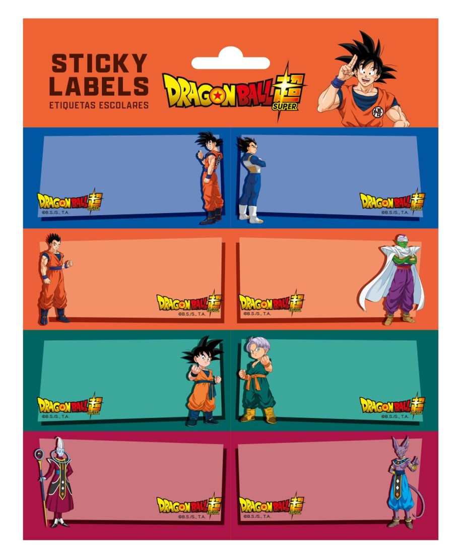Dragon Ball - naklejki na zeszyt