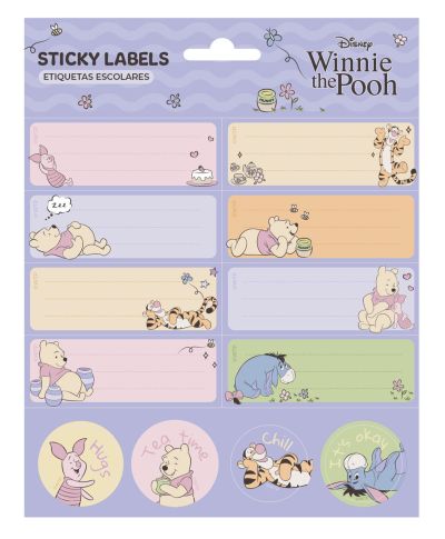 Disney Kubuś Puchatek Winnie The Pooh - naklejki na zeszyt