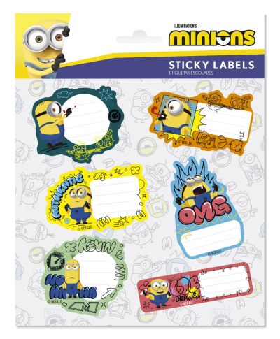 Minionki - naklejki na zeszyt