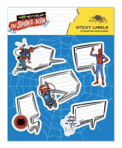 Marvel Spiderman - naklejki na zeszyt