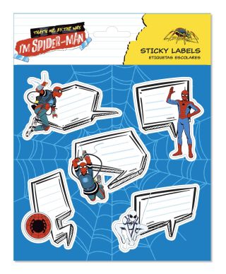 Marvel Spiderman - naklejki na zeszyt