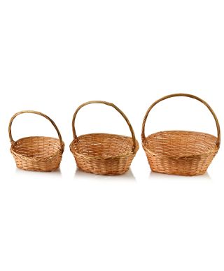 WILL Komplet 3 koszy prezentowych 46x39x45/40x34x42/34x27x35cm