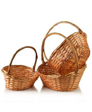 WILL Komplet 3 koszy prezentowych 46x39x45/40x34x42/34x27x35cm
