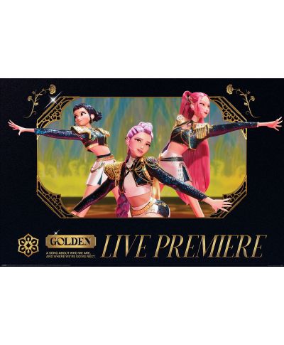 K-Pop Demon Hunters Golden Live - plakat