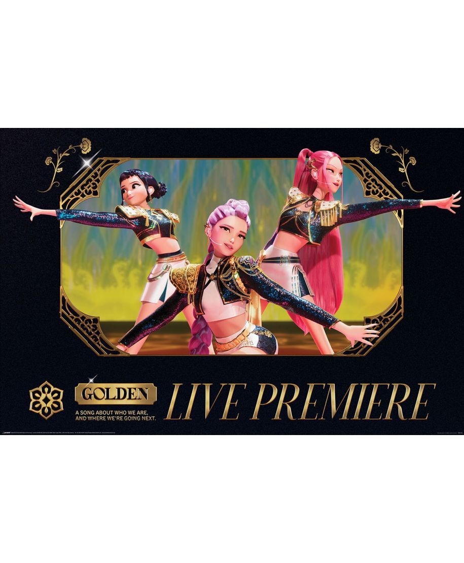 K-Pop Demon Hunters Golden Live - plakat