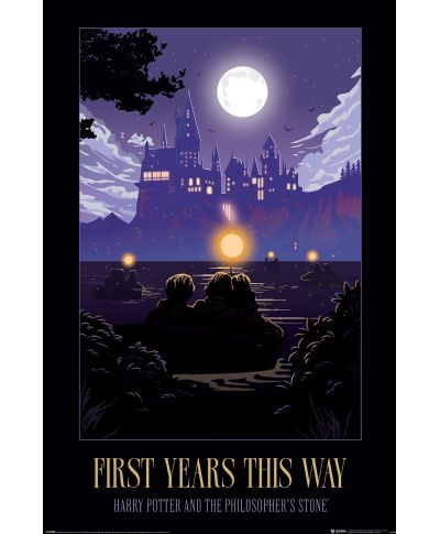 Harry Potter First Years This Way - plakat