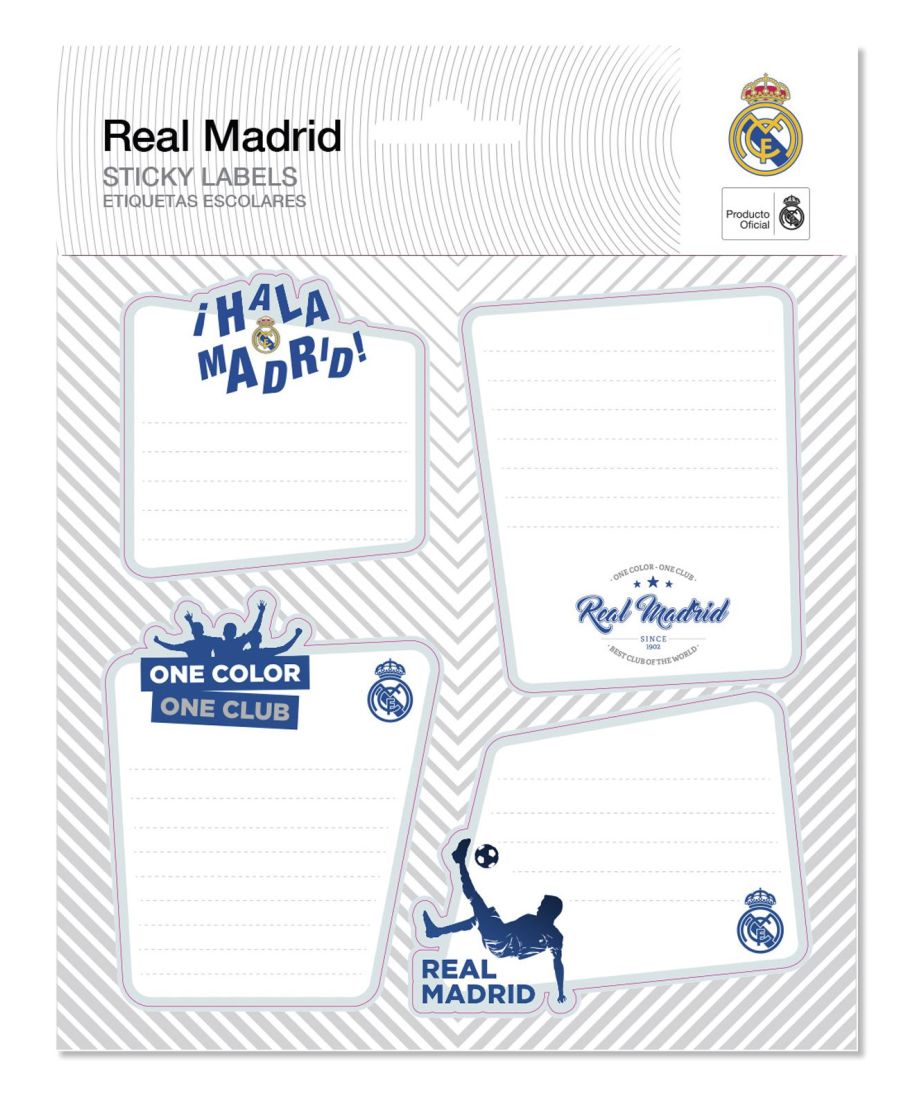 Real Madrid - naklejki na zeszyt