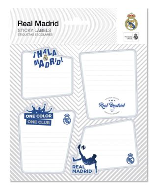 Real Madrid - naklejki na zeszyt