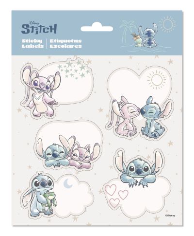 Disney Stitch - naklejki na zeszyt