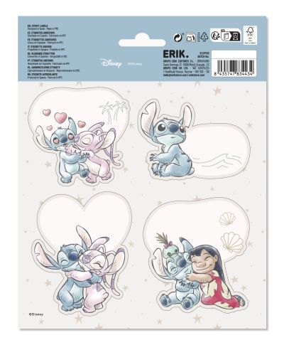 Disney Stitch - naklejki na zeszyt
