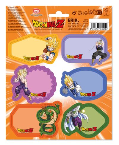 Dragon Ball - naklejki na zeszyt