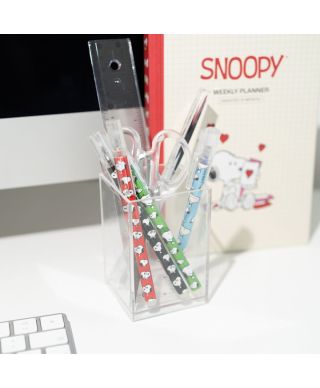 Snoopy - zestaw 4 długopisów zmazywalnych