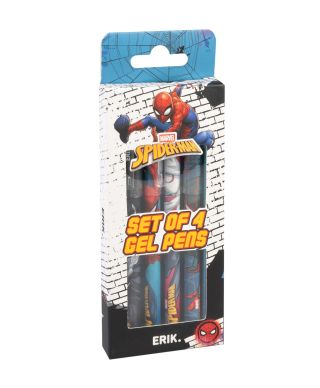 Marvel Spiderman - zestaw 4 długopisów zmazywalnych