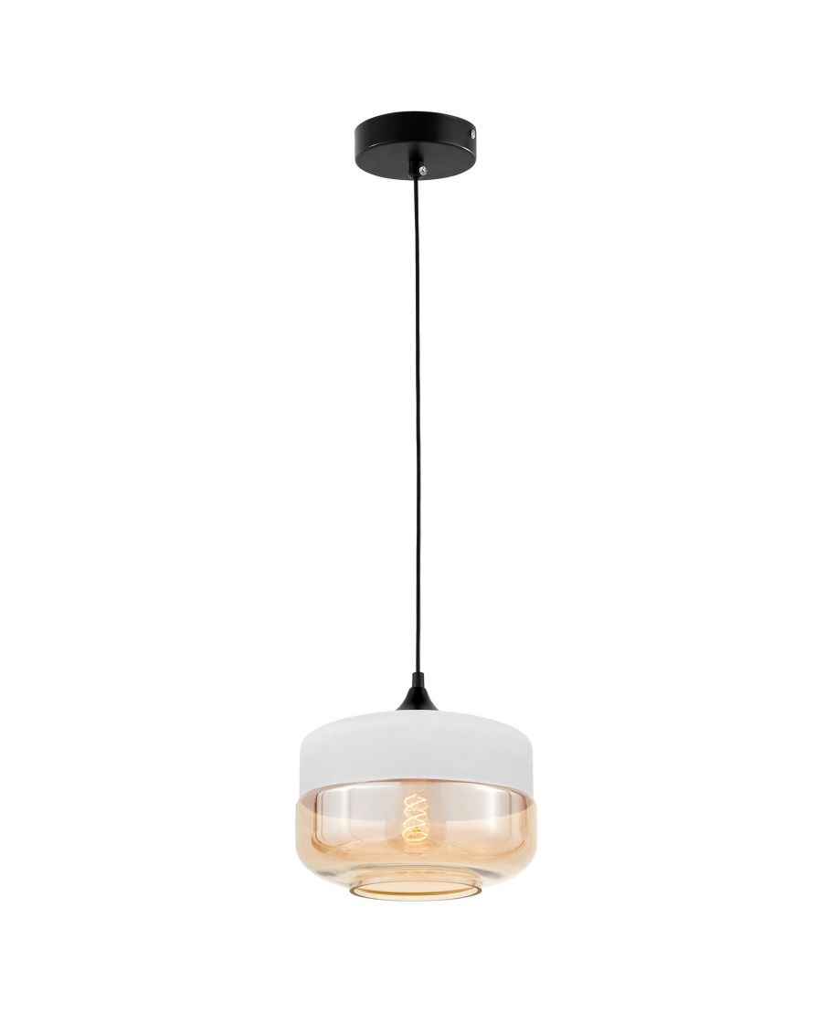 LAMPA WISZĄCA LOFT INDUSTRIALNA BIAŁA BARLET