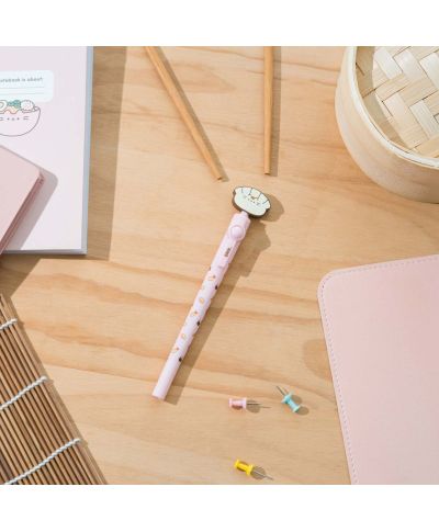 Pusheen Sushi Roll Pink - długopis z topperem