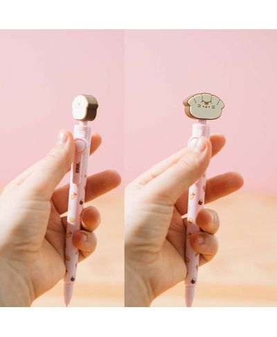 Pusheen Sushi Roll Pink - długopis z topperem