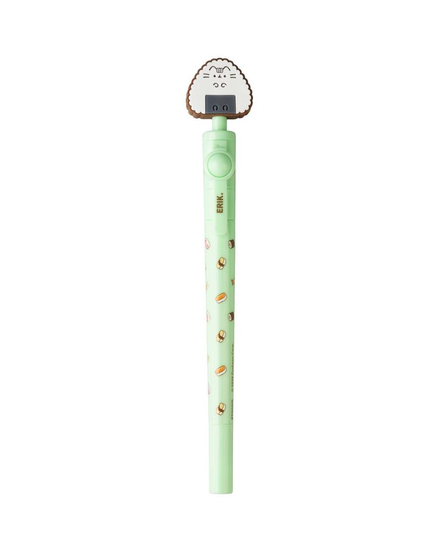 Pusheen Sushi Roll  Green - długopis z topperem