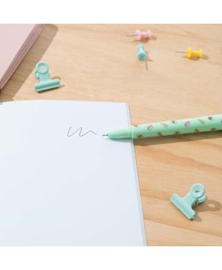 Pusheen Sushi Roll  Green - długopis z topperem