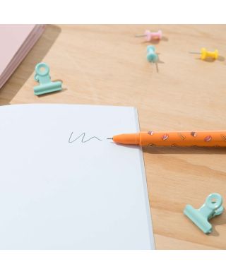 Pusheen Sushi Roll Orange - długopis z topperem