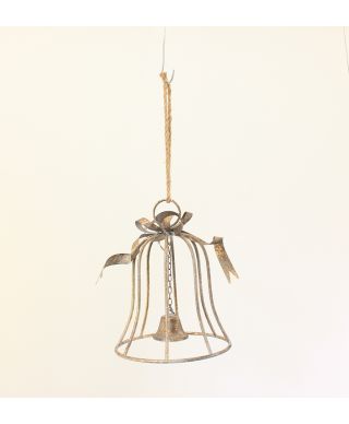 SANTA LILA Zawieszka dzwonek 24,5x24,5x3cm